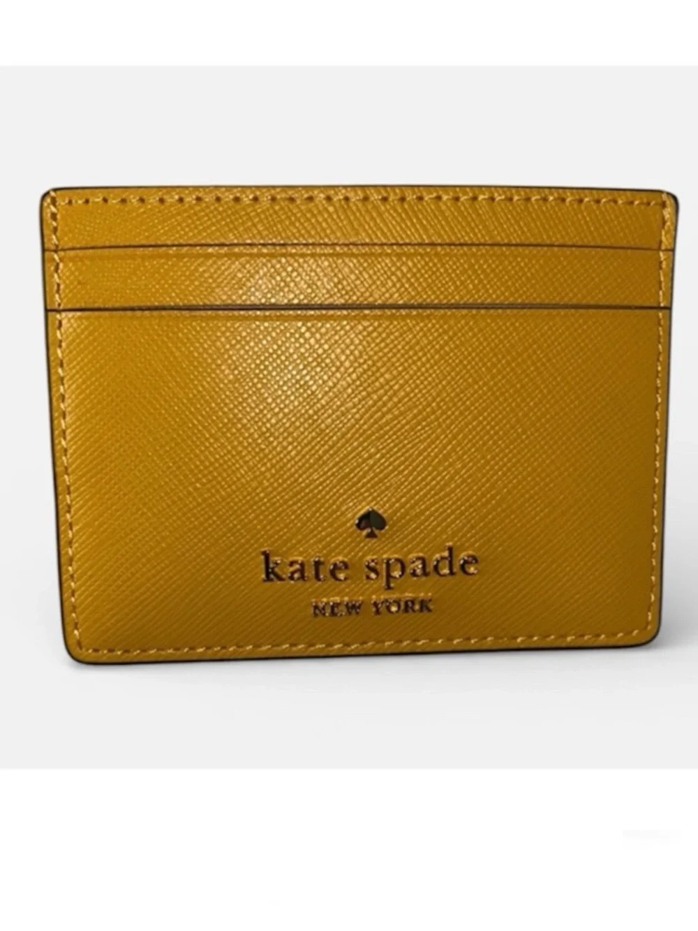 Kate Spade Daffodi Madison Saffiano Leather Slim Small Card Holder